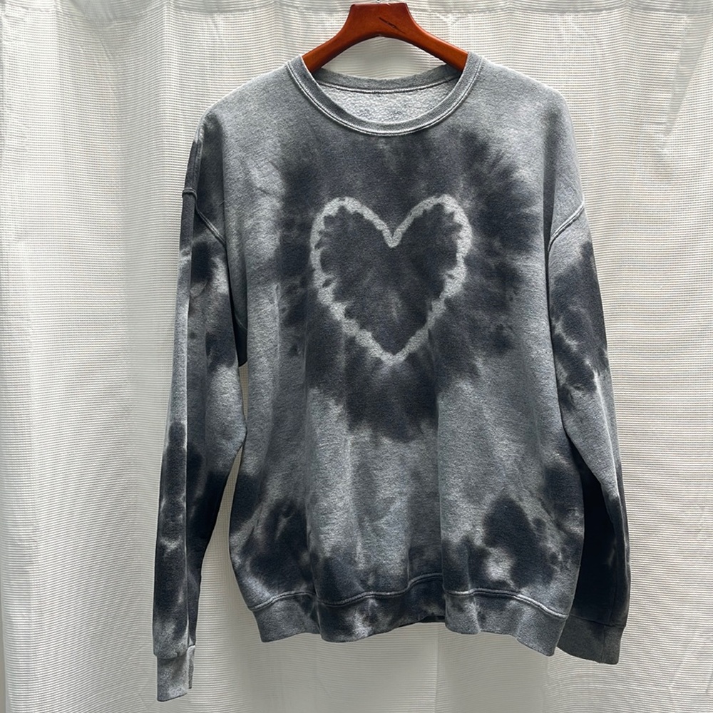 Tie Dye Heart Urban Outfitters Crewneck